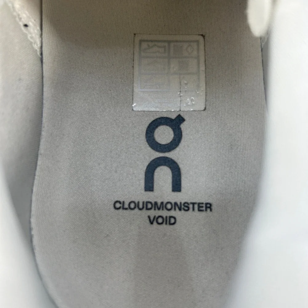 On Cloudmonster Void Mens Running Shoes White 3MF10671200 Size 14